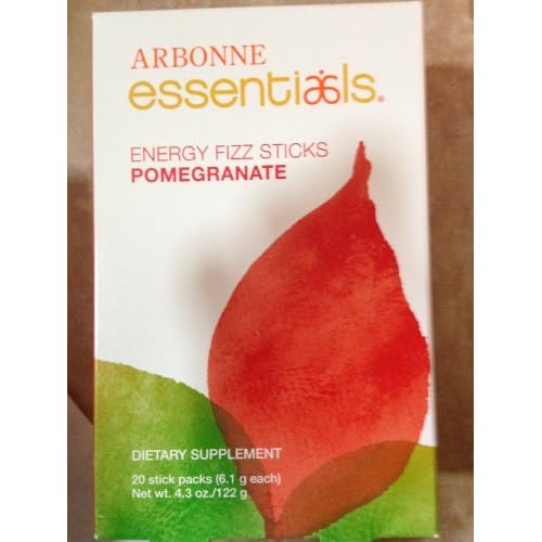 Arbonne Energy Fizz Sticks - Pomegranate 20 sticks, 6.1g Each image
